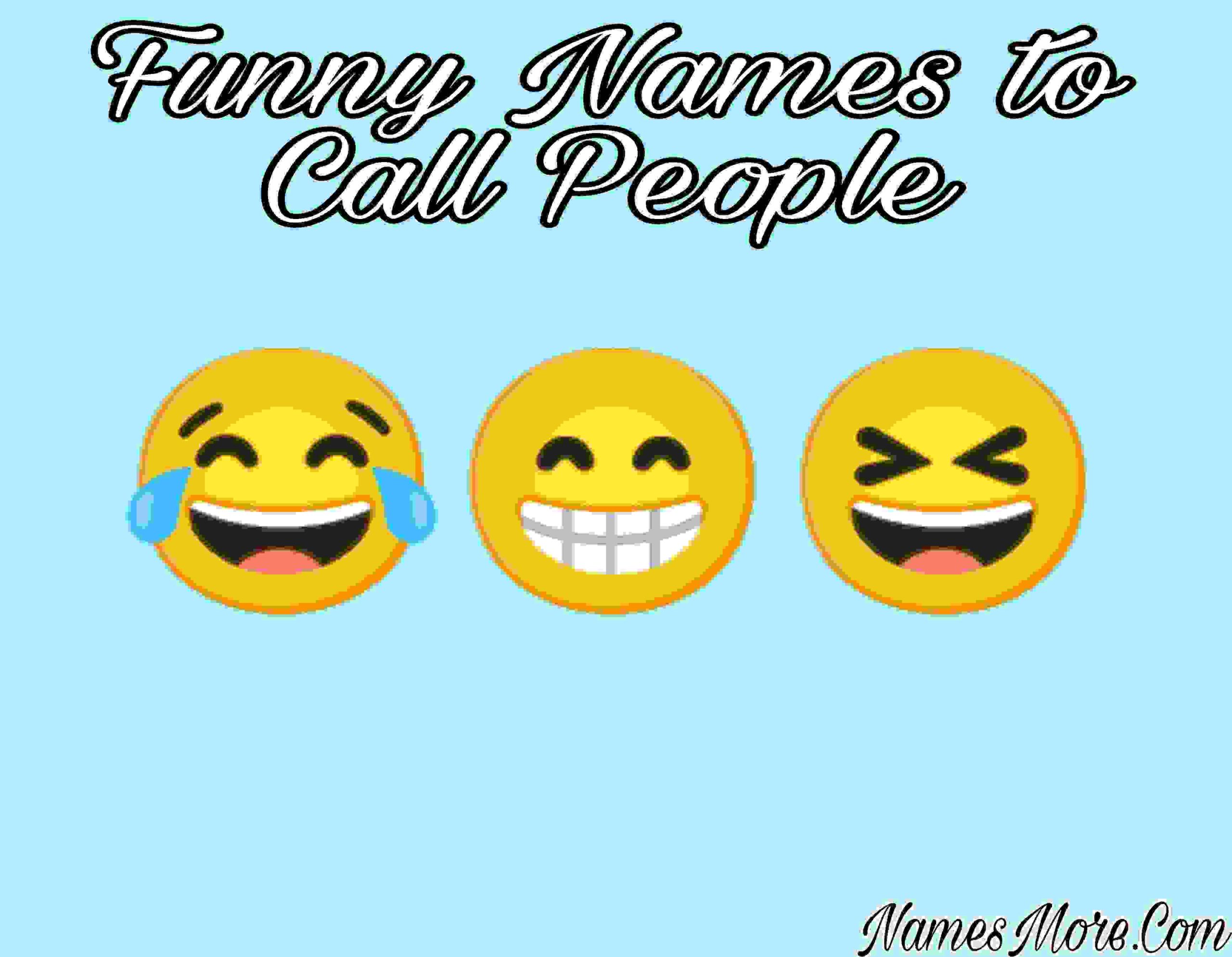 Featured Image for 750+ Funny Names To Call People & Someone