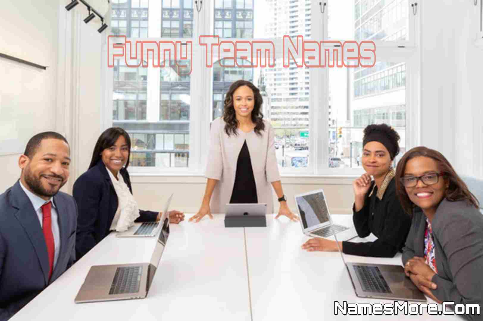 Featured Image for 900+ Funny Team Names [2024: Funny Group Names]